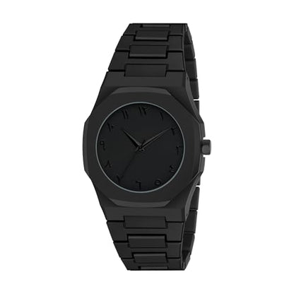 Matrix Arabian | Aura Dial & Polycarbonate Strap Analog Watch for Men & Boys (Black)