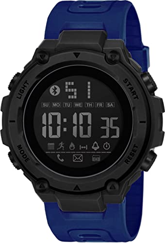 Shocknshop Digital Sports Stylish Multifunctional Electronic LED Black Dial Wrist Watch for Men Boys -WCH78