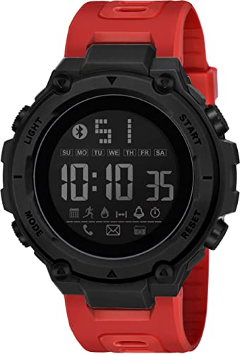 Shocknshop Digital Sports Stylish Multifunctional Electronic LED Black Dial Wrist Watch for Men Boys -WCH78