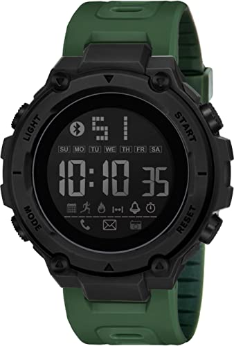 Shocknshop Digital Sports Stylish Multifunctional Electronic LED Black Dial Wrist Watch for Men Boys -WCH78