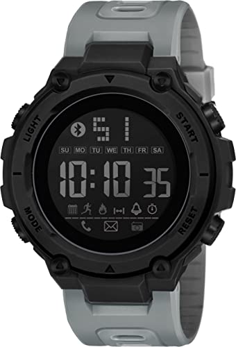 Shocknshop Digital Sports Stylish Multifunctional Electronic LED Black Dial Wrist Watch for Men Boys -WCH78