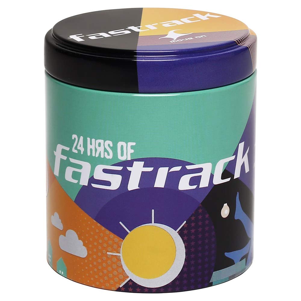 Fastrack Tees Analog Grey Dial Unisex-Adult Watch-68011PP08