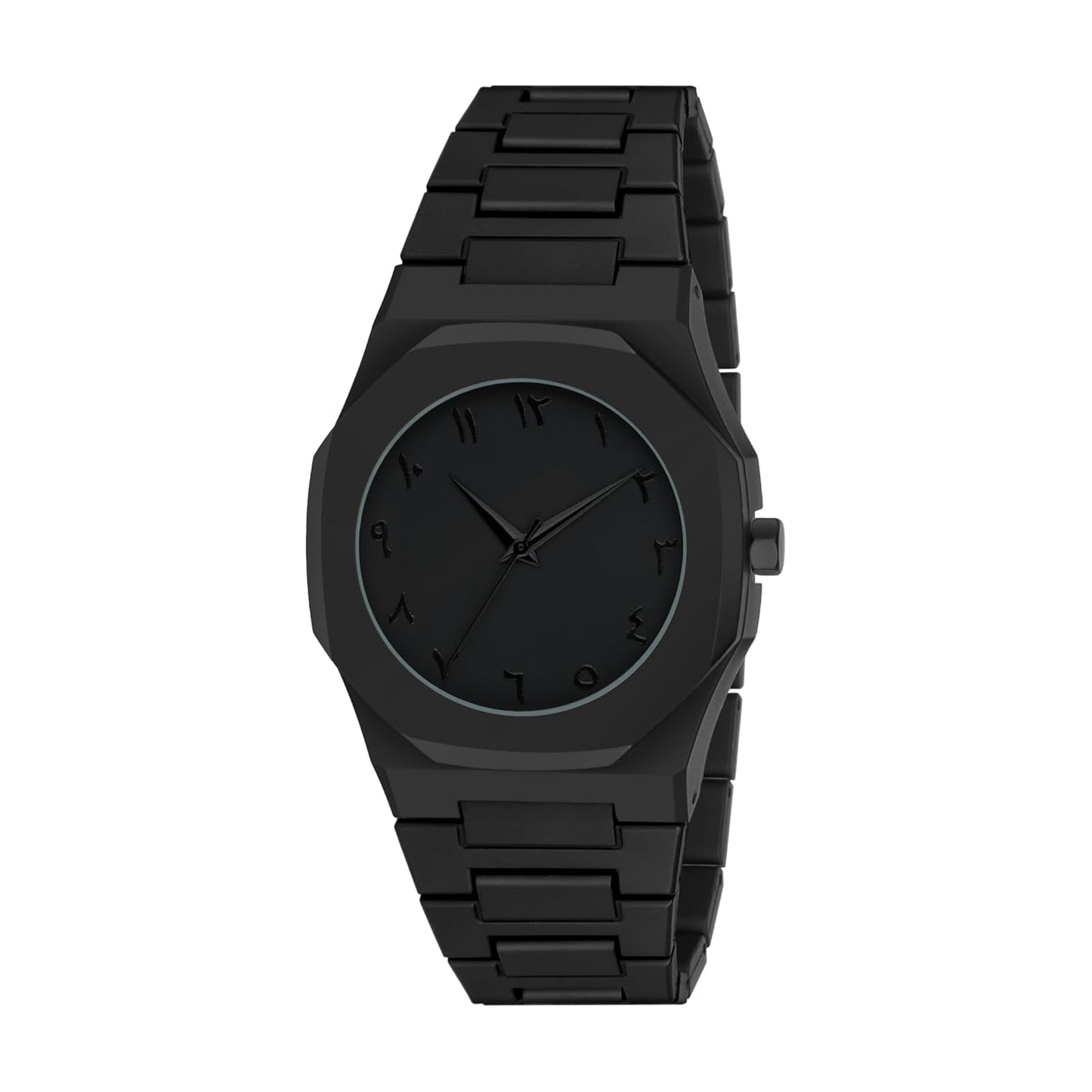 Matrix Arabian | Aura Dial & Polycarbonate Strap Analog Watch for Men & Boys (Black)