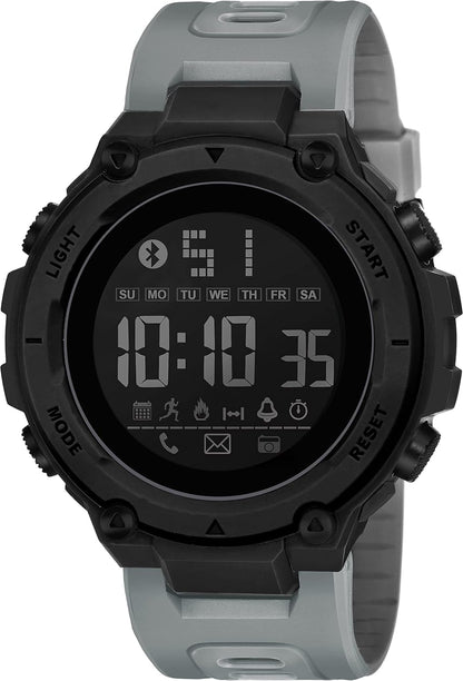Shocknshop Digital Sports Stylish Multifunctional Electronic LED Black Dial Wrist Watch for Men Boys -WCH78