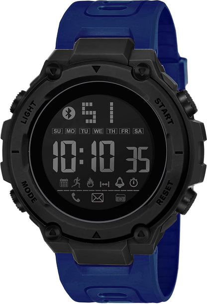 Shocknshop Digital Sports Stylish Multifunctional Electronic LED Black Dial Wrist Watch for Men Boys -WCH78